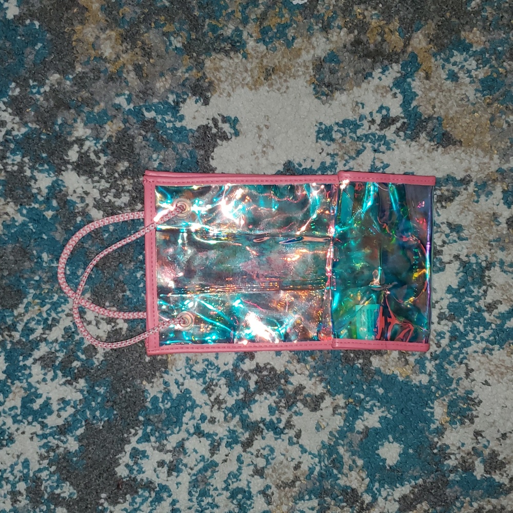 New Bath & Body Works Halographic Tall Slim Tote Bag